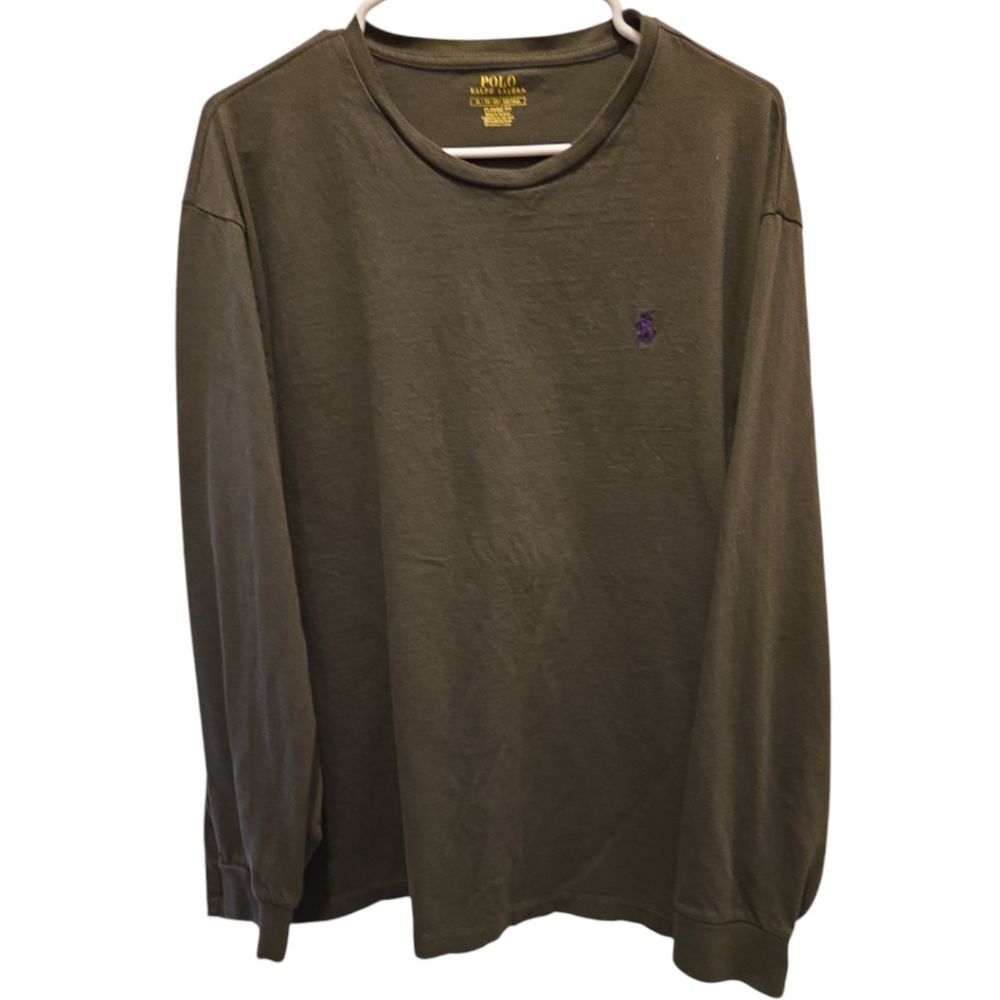 POLO RALPH LAUREN LONG SLEEVE CLASSIC FIT  T-SHIRT XL